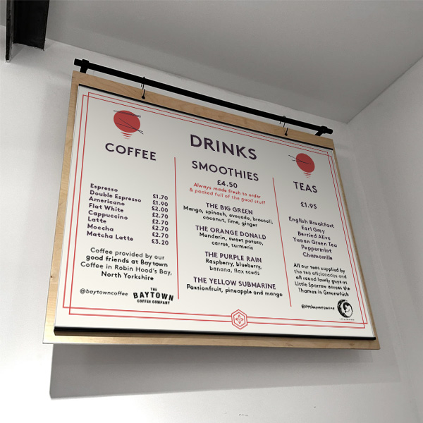 Rainbo menu